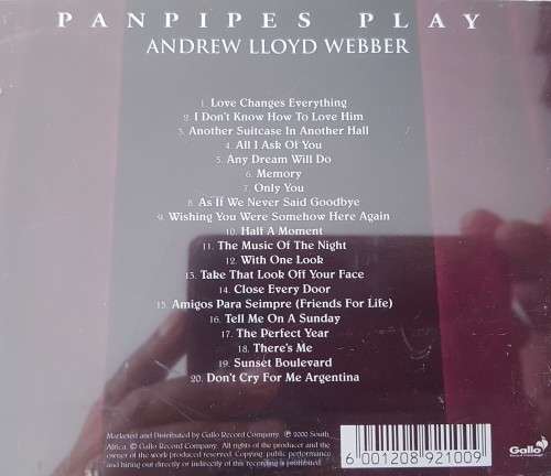 Panpipes play Andrew Lloyd Webber
