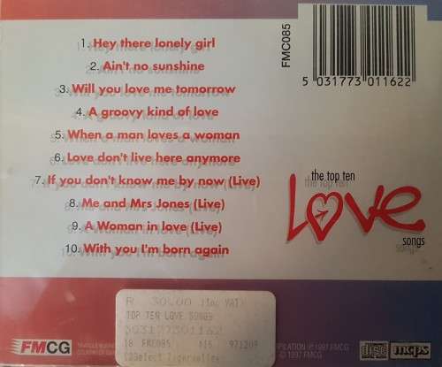 The Top Ten LOVE Songs
