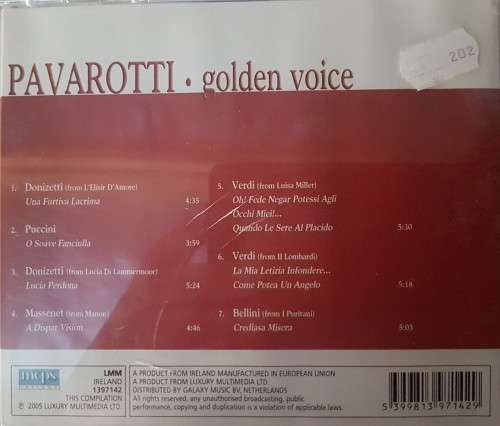 Pavarotti - Golden Voice