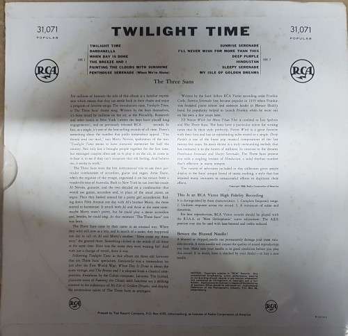 Twilight Time - The Three Suns