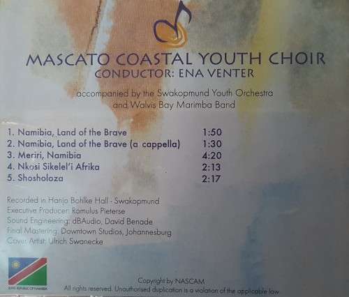 Mascato Coastal Youth Choir - Namibia 2000