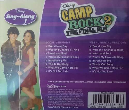 Camp Rock 2 The Final Jam - Sing Along