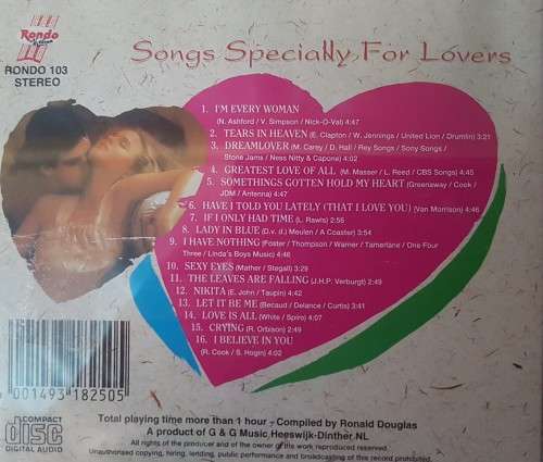 Songs Specially for Lovers