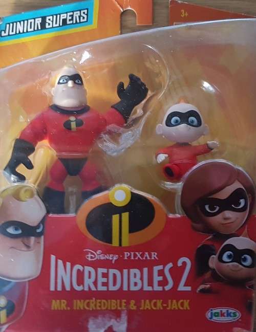 Figurines: Incredibles 2 - Mr Incredible & Jack-Jack