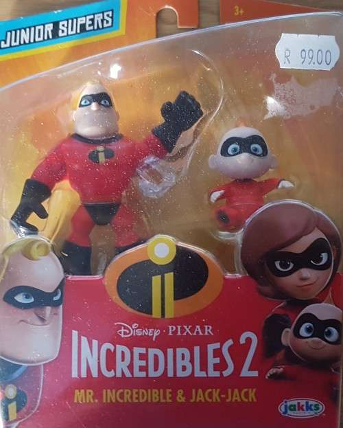 Figurines: Incredibles 2 - Mr Incredible & Jack-Jack