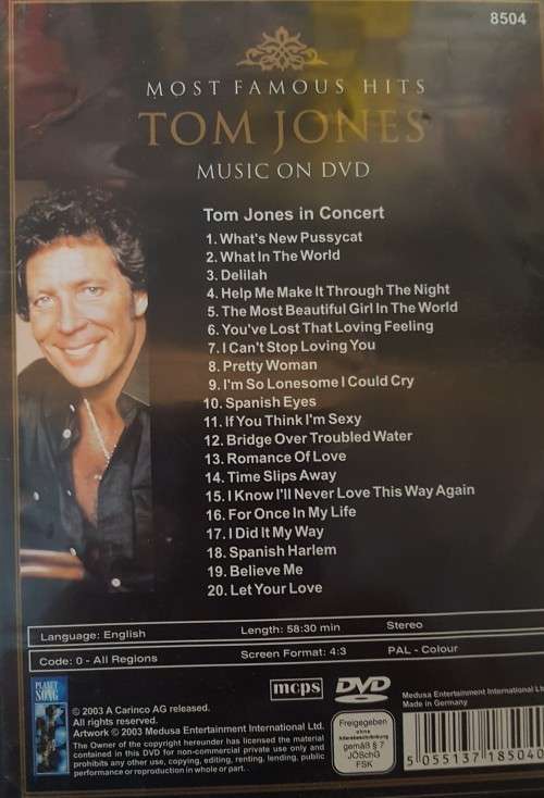 Tom Jones - most Famous Hits