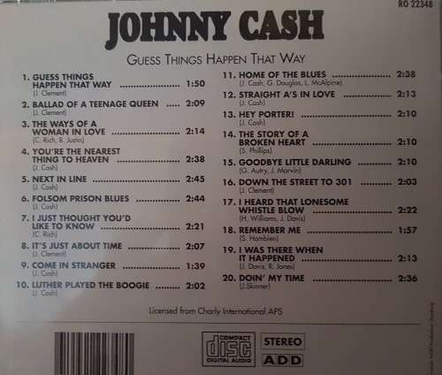 Johnny Cash - Guess things happen that way