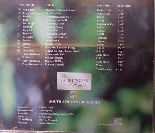 The SA Druggists - Collection VI