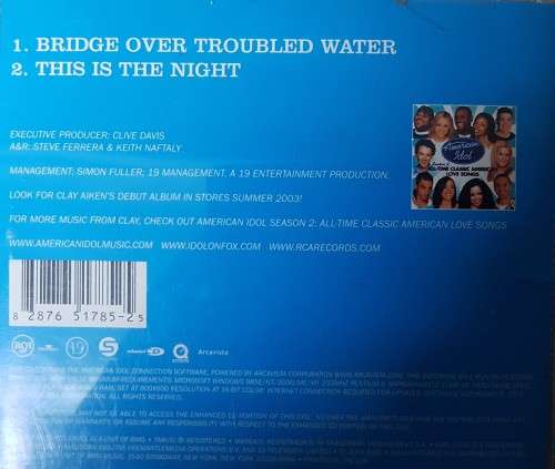 Clay Aiken - Bridge over troubled water / This is the night
