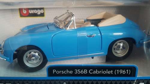 Porsche 356B Cabriolet 1961 (Scale 1:18) by Bburago