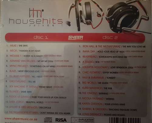 House Hits-  Mixed by Richard santana (2 Discs Set)