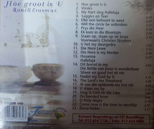 Ronell Erasmus - Hoe Groot is U