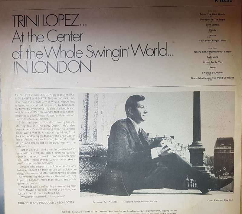 Vinyl Record: Trini Lopez in London