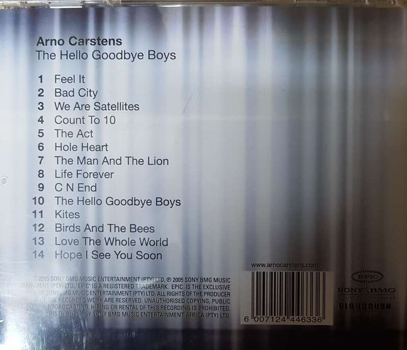 Arno Carstens - The Hello Goodbye Boys
