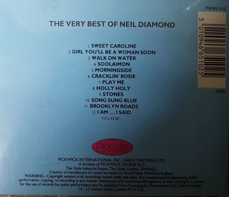 Neil Diamond - The Very best of