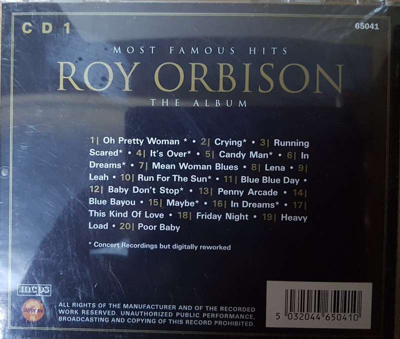 Roy Orbison - The Album CD 1