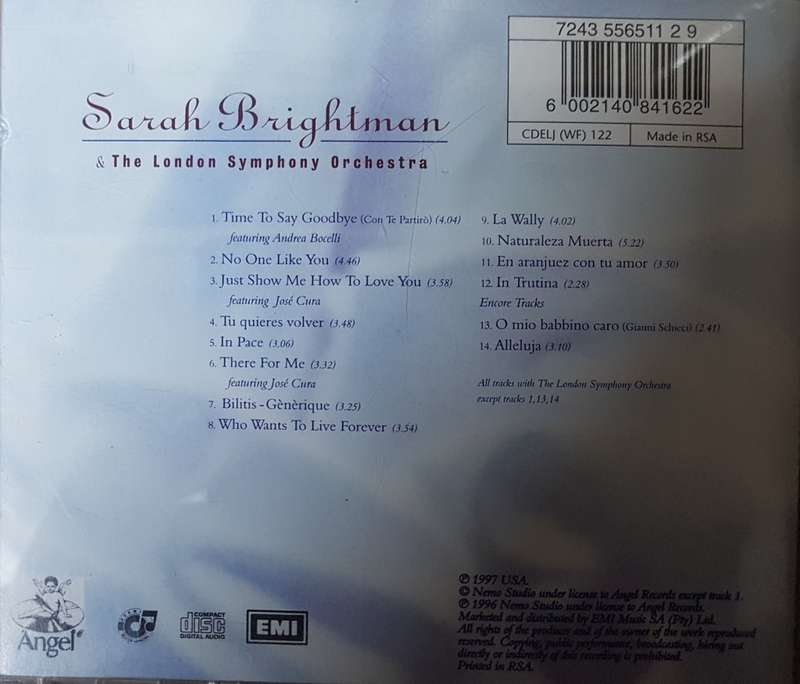 Sarah Brightman - Time to say goodbye