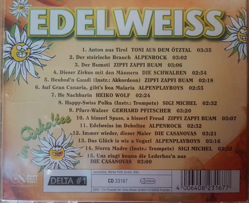 Edelweis - Im Dekoltee