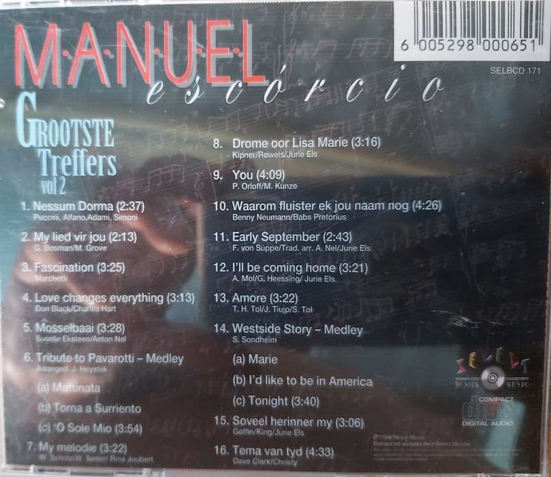 Manuel Escorcio - Grootste Treffers Vol.2