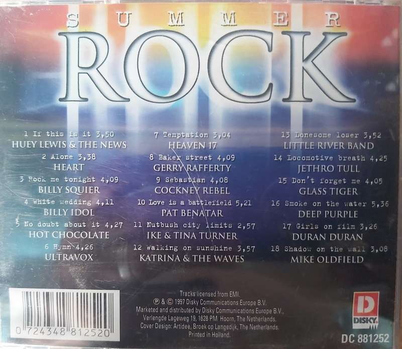 Summer Rock - Walking on Sunshine