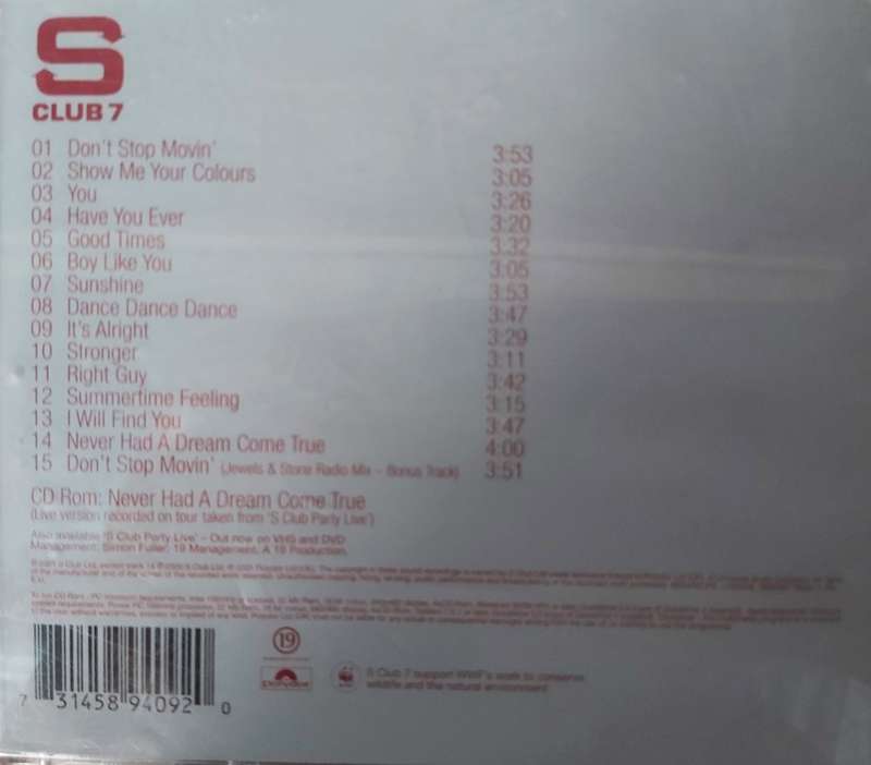 S Club 7 - Sunshine