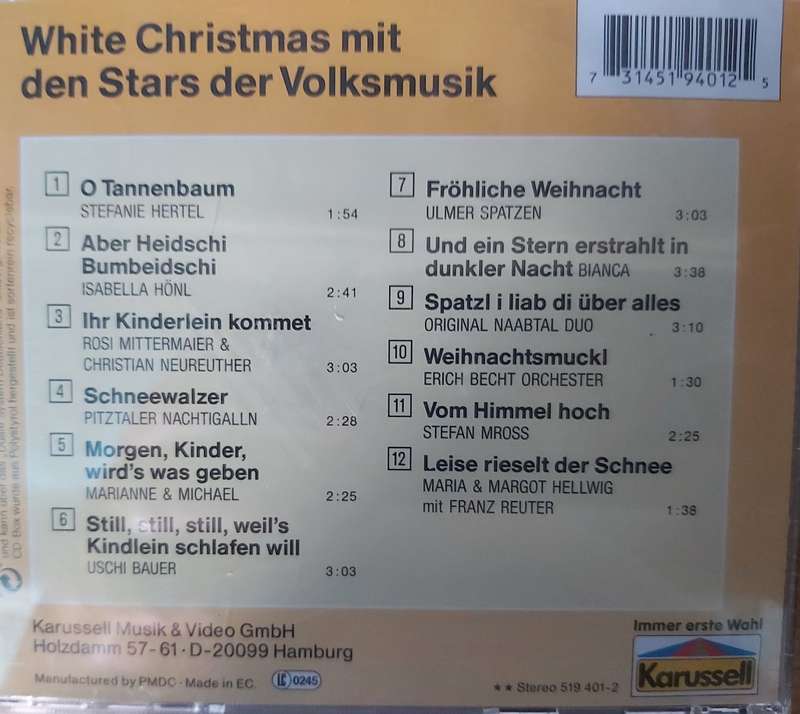 White Christmas mit den Stars der Volksmusik