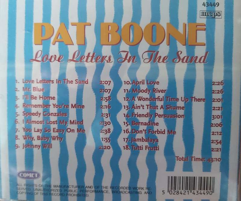 Pat Boone - Love Letters in the sand