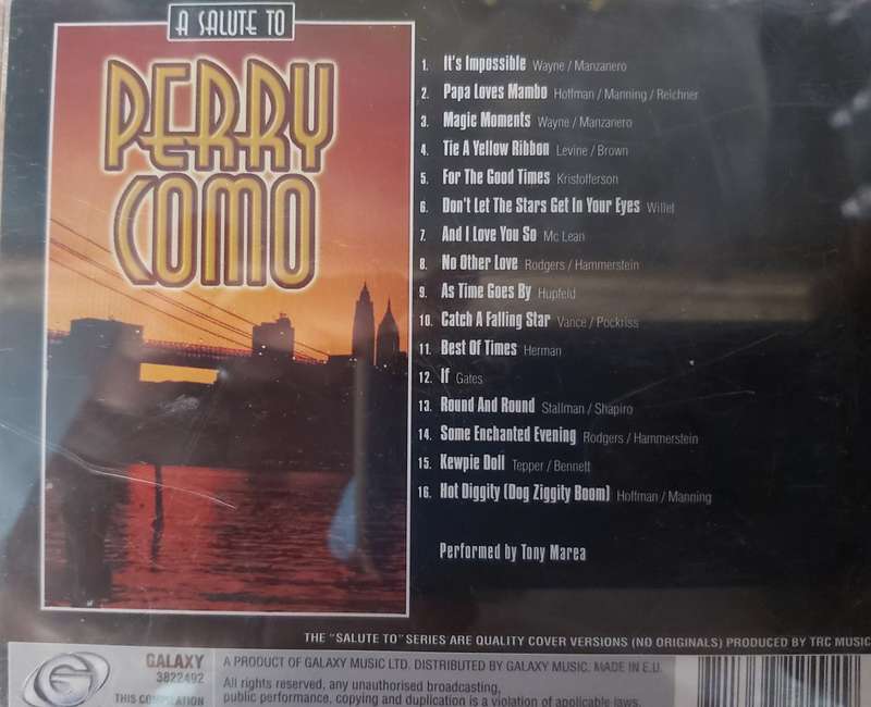 Perry Como - Swing when you`re singing