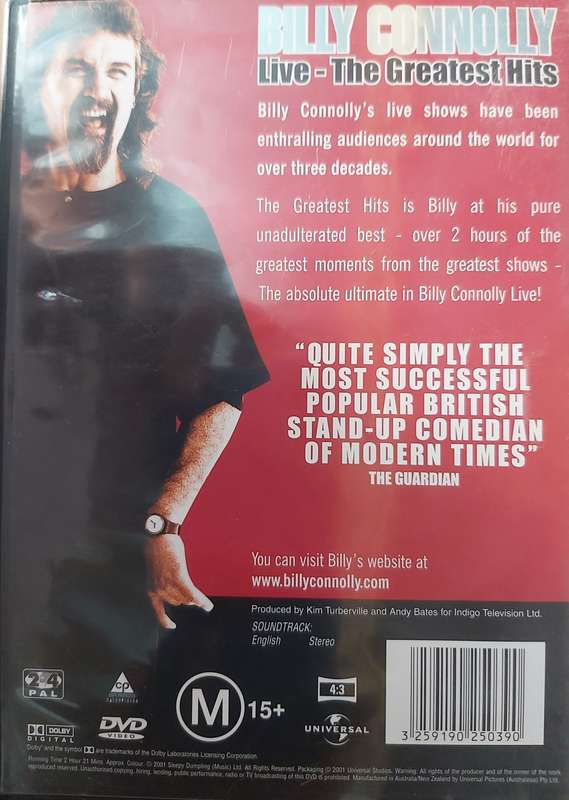 Bill Connolly - Live, The Greatest Hits
