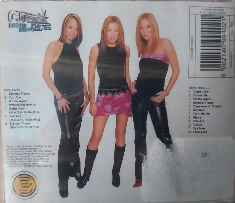 Atomic Kitten - Right now (Bonus Disc)