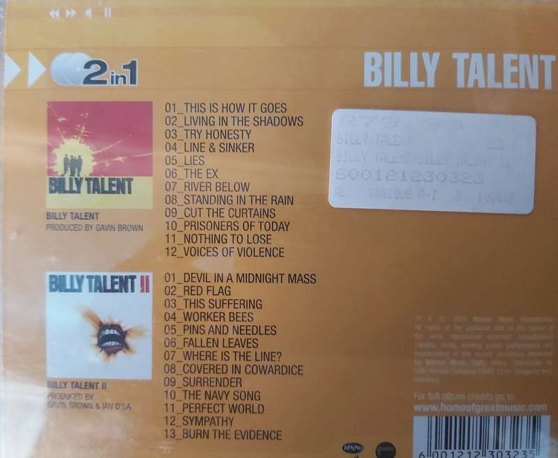 Billy Talent (2 Discs)