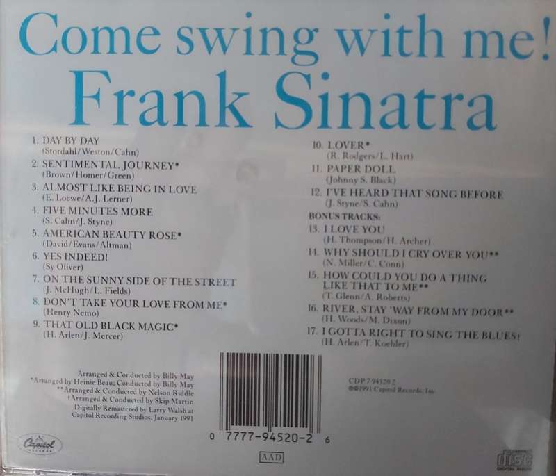 Frank Sinatra - Come swing with me