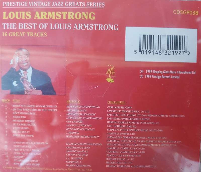 Louis Armstrong - The Best of 