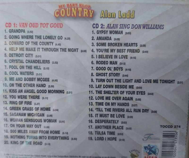 Alan Ladd - My hart klop country (2 CD)