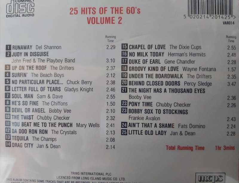 Hits of the Sixties  - Volume 2