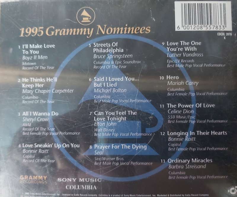 1995 Grammy Nominees - Various