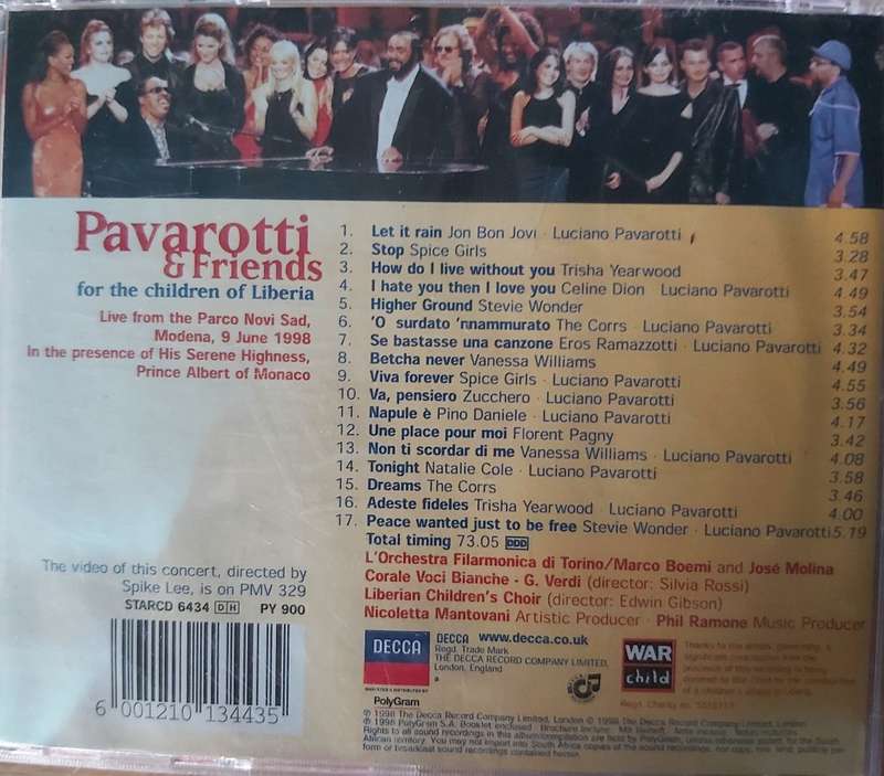 Pavarotti & Friends - For the children of Liberia