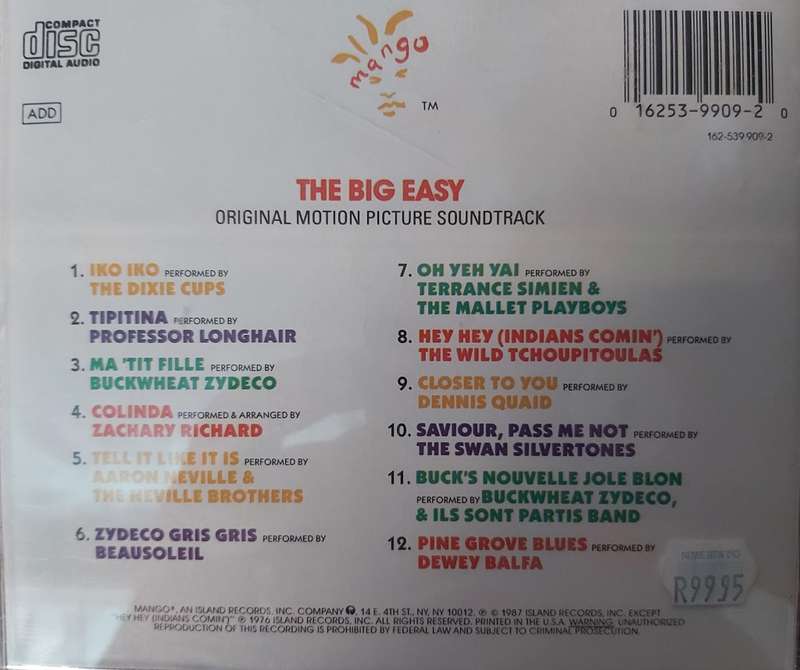 The Big Easy - Soundtrack