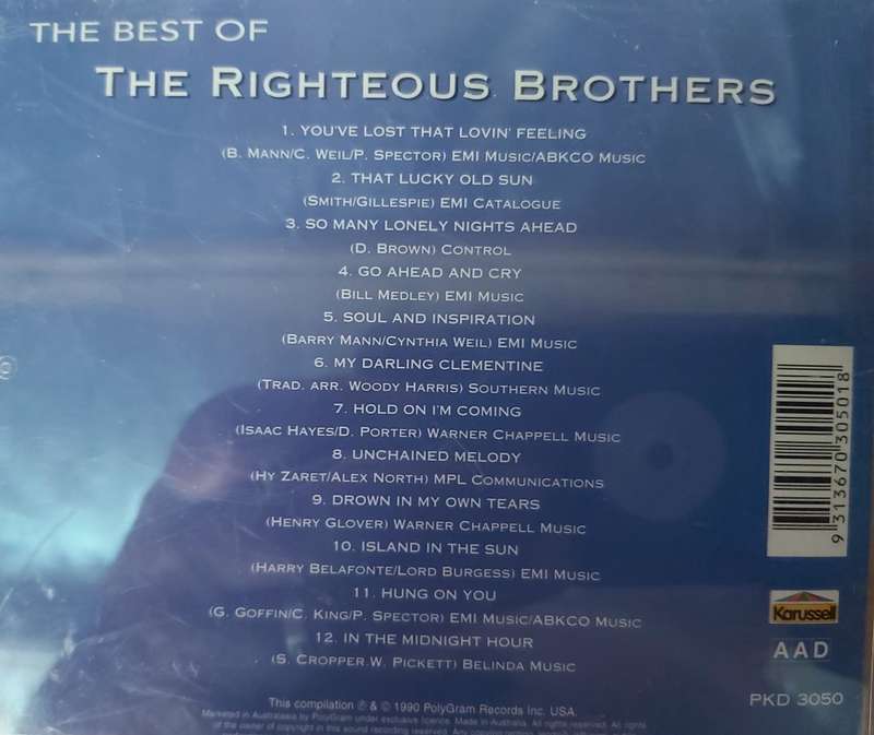 The Righteous Brothers - The Best of