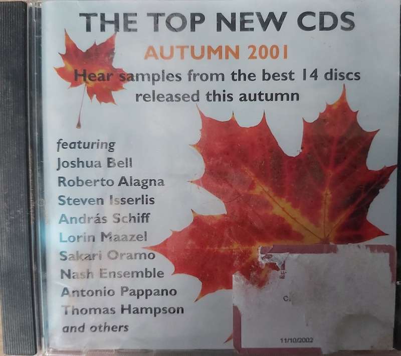 Autumn 2001 - The top new CD`s