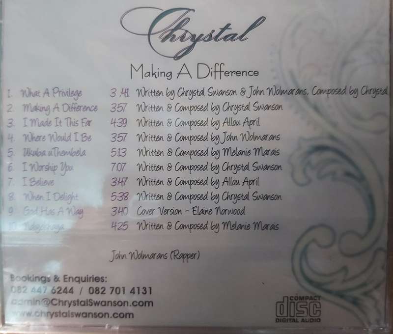 Chrystal - Making a difference  (NEW)