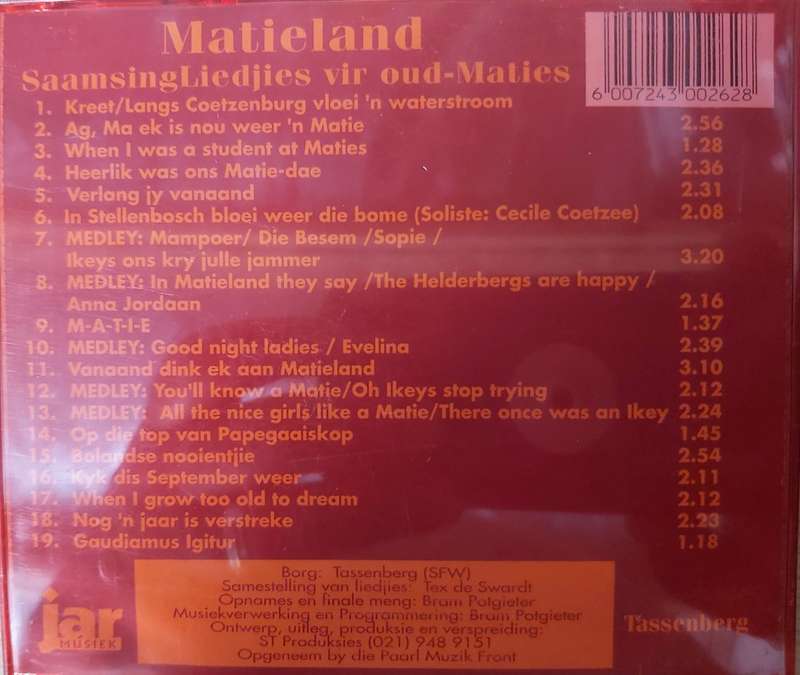 Matieland  - So het ons gesing - Die Legende leef voort