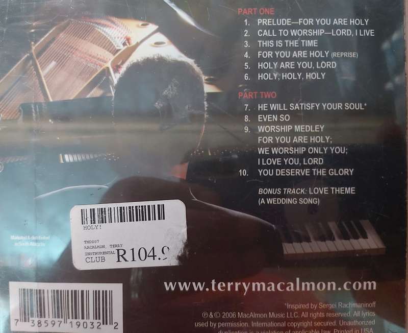 Terry MacAlmon - Holy Piano Orchestra