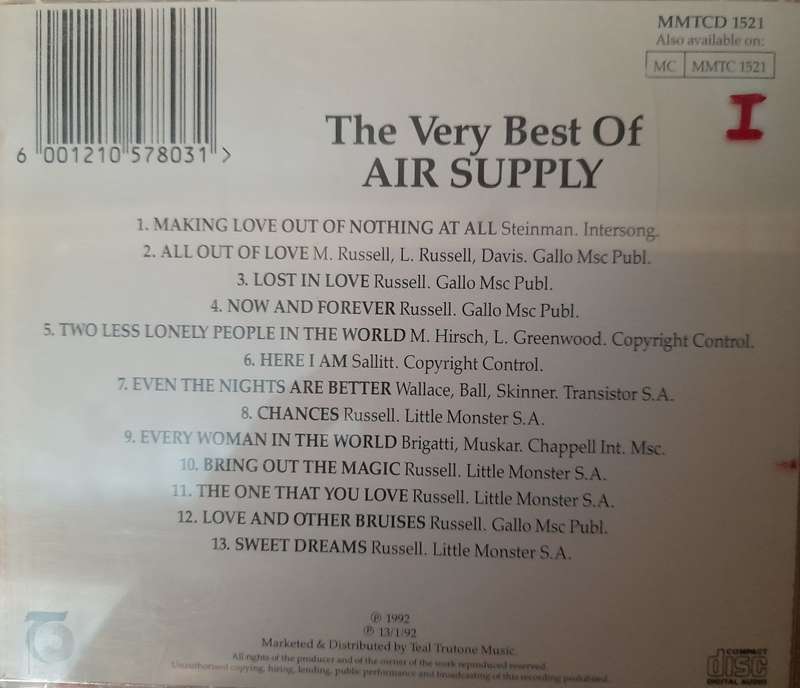 Air Supply - The very best of