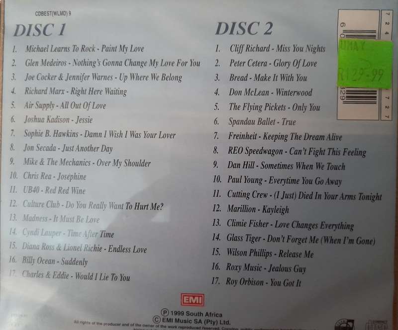 The Best Love Album the worldever (Double Album)