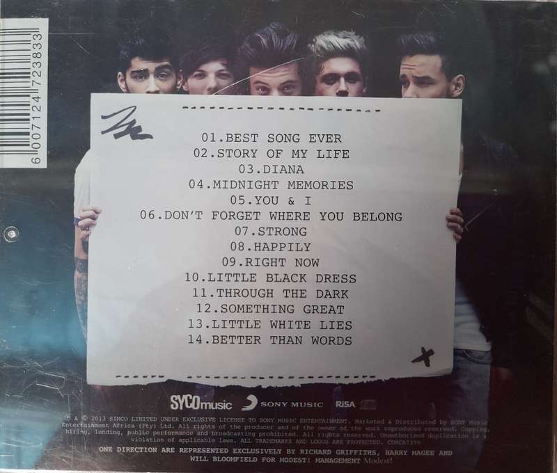 One Direction - Midnight memories