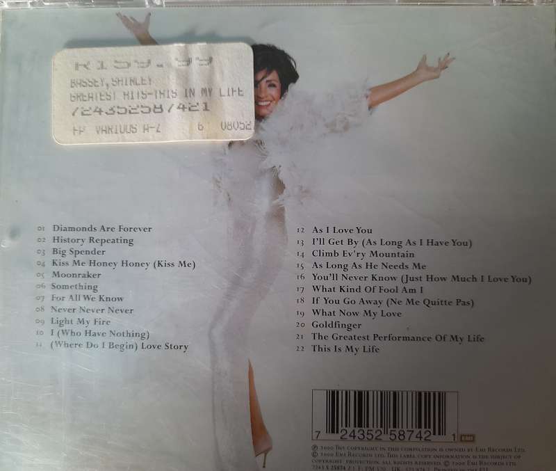 Shirley Bassey - This is my life - The greatest hits