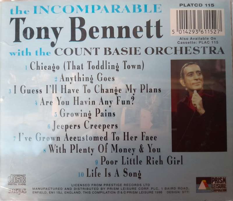 Tony Bennett with the Count Basie Orchestra