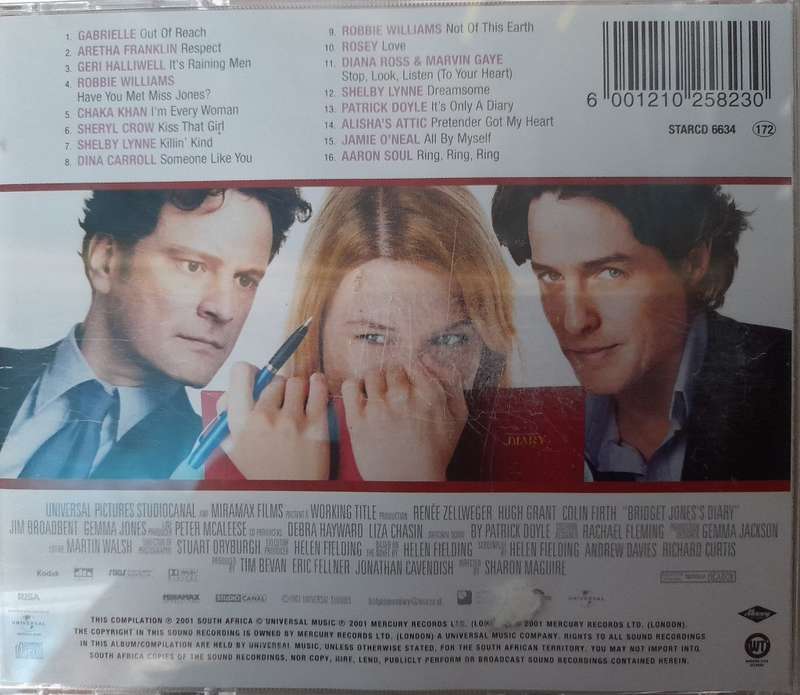 Bridget Jones`s Diary - Music from the motion picture