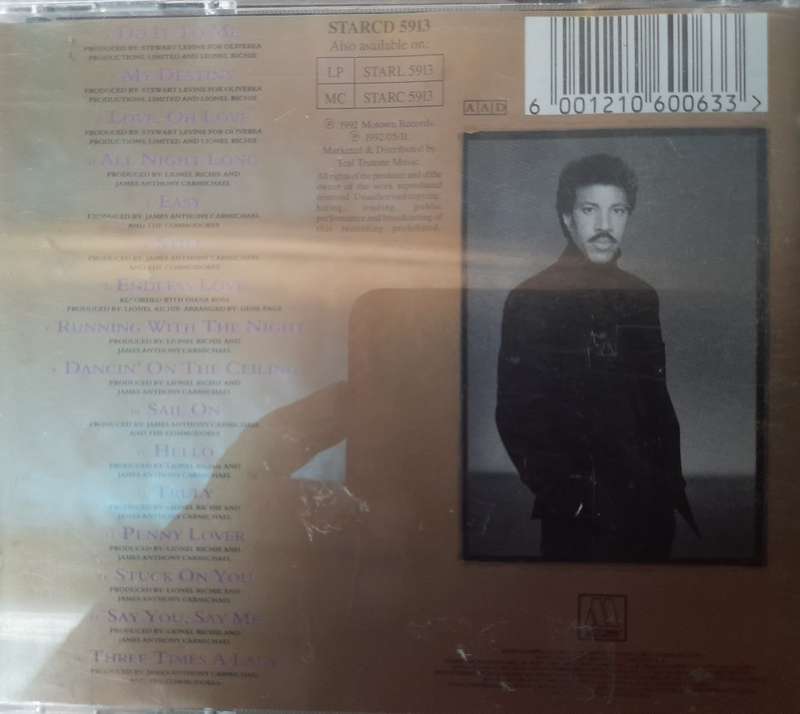 Lionel Richie - Back to Front